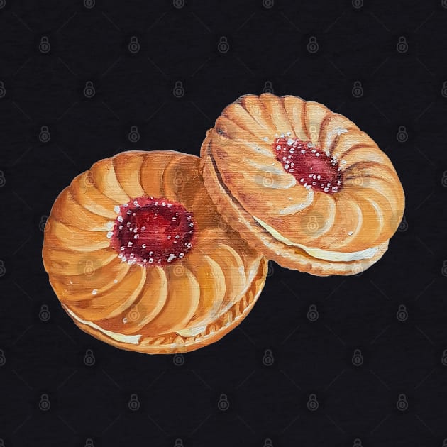 Fruit Creme Cookies painting (no background) by EmilyBickell